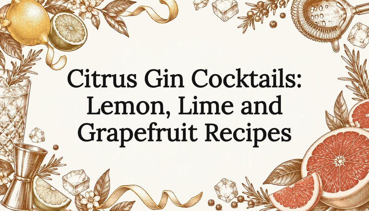 Citrus and bar-tool title-card illustration